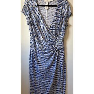 Laundry Dress Shelli Segal Multicolor Blue Size 12